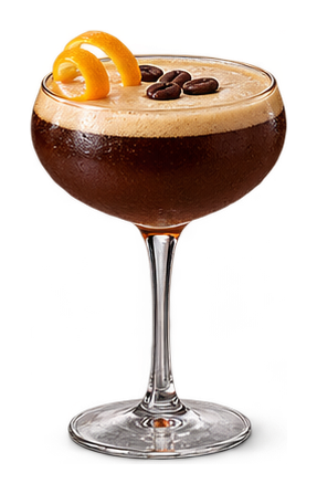 Styled drink cutout: Midnight in Seville