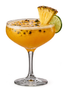 Styled drink cutout: Tanqueray Passion